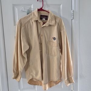 Men's Tan Long Sleeve Shirt